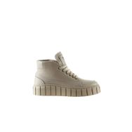 Bueno Shoes 01WT3400 Bej Flotter Deri Kadın Bot