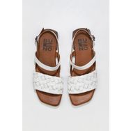 Bueno Shoes 01wu1810 Beyaz Deri Kadın Sandalet