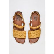 Bueno Shoes 01WU1810 Sarı Deri Kadın Sandalet