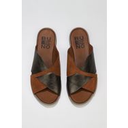 Bueno Shoes 01WU3000 Taba Haki Süet-Deri Kadın Düz Terlik