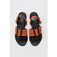 Bueno Shoes 01WU3010 Siyah Turuncu Kadın Sandalet