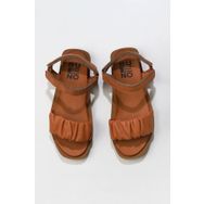 Bueno Shoes 01WU3317 Beyaz Deri Kadın Düz Sandalet