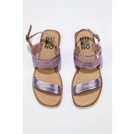 Bueno Shoes 01WU3421 Pudra Parlak Deri Kadın Sandalet