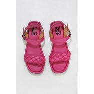 Bueno Shoes 01wu4124 Fuşya Deri Kadın Sandalet