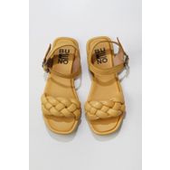 Bueno Shoes 01WU4124 Sarı Deri Kadın Sandalet
