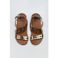Bueno Shoes 01WU4216 Pudra Parlak Deri Kadın Sandalet