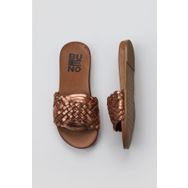Bueno Shoes 01WU4233 Bakır Parlak Deri Kadın Düz Terlik