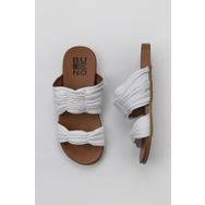 Bueno Shoes 01WU4235 Beyaz Deri Kadın Düz Terlik