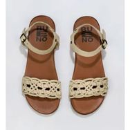Bueno Shoes 01WU4251 Sarı Deri Kadın Sandalet