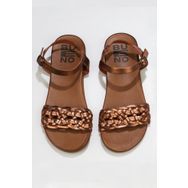 Bueno Shoes 01wu4251 Taba Parlak Deri Düz Kadın Sandalet