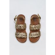 Bueno Shoes 01WU4252 Sarı Parlak Deri Kadın Sandalet