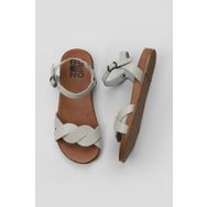 Bueno Shoes 01WU4253 Yeşil Deri Kadın Düz Sandalet