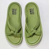 Bueno Shoes 01WU4602 Yeşil Kadın Terlik