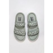 Bueno Shoes 01wu4640 Mavi Deri Kadın Terlik