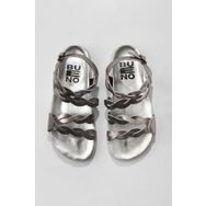 Bueno Shoes 01WU4703 Beyaz Deri Kadın Düz Sandalet