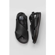Bueno Shoes 01WU5815 Siyah Deri Kadın Sandalet