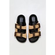 Bueno Shoes 01wu5817 Bej Deri Kadın Terlik