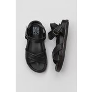 Bueno Shoes 01WU5830 Siyah Deri Kadın Sandalet