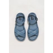 Bueno Shoes 01wu5901 Mavi Deri Kadın Sandalet
