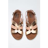 Bueno Shoes 01WU7422 Pudra Parlak Deri Kadın Düz Sandalet