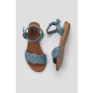Bueno Shoes 01WU7450 Mavi Deri Kadın Sandalet