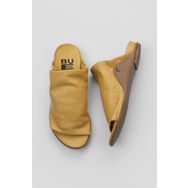 Bueno Shoes 01WU7602 Sarı Deri Kadın Düz Terlik