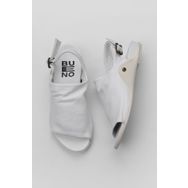 Bueno Shoes 01WU7603 Beyaz Deri Kadın Sandalet