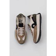 Bueno Shoes 01WV11300 Taba Multi Deri Kadın Dolgu Topuklu Spor Ayakkabı