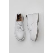 Bueno Shoes 01WV1301 Beyaz Deri Kadın Düz Dolgu Ayakkabı