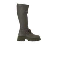 Bueno Shoes 01WV3119 Haki Deri Kadın Çizme