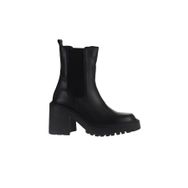 Bueno Shoes 01WV5400 Siyah Deri Kadın Topuklu Bot