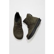 Bueno Shoes 01WV7503 Haki Koyu Nubuk Düz Kadın Bot