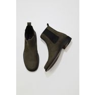 Bueno Shoes 01WV8601 Haki Koyu Nubuk Kadın Düz Bot