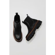 Bueno Shoes 01WV9905 Siyah Deri Kadın Bot