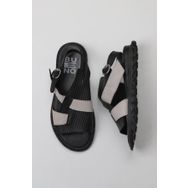 Bueno Shoes 01WY5401 Siyah Gri Kadın Sandalet