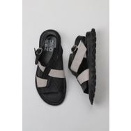 Bueno Shoes 01WY5401 Siyah Gri Kadın Sandalet