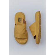 Bueno Shoes 01WY9400 Sarı Deri Kadın Düz Terlik