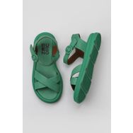 Bueno Shoes 01WY9409 Yeşil Koyu Deri Kadın Sandalet