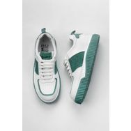 Bueno Shoes 01WZ10401 Beyaz Yeşil Deri Kadın Spor Ayakkabı