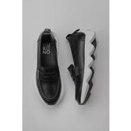 Bueno Shoes 01WZ2801 Siyah Deri Kadın Günlük Ayakkabı