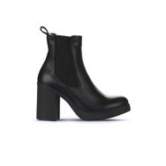 Bueno Shoes 01WZ3202 Siyah Deri Kadın Topuklu Bot