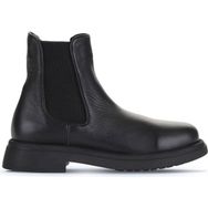 Bueno Shoes 01WZ4007 Siyah Deri Düz Kadın Bot