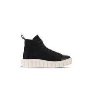 Bueno Shoes 01WZ4101 Siyah Süet Kadın Düz Bot