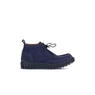 Bueno Shoes 01WZ5206 Lacivert Süet Kadın Düz Bot