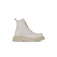 Bueno Shoes 01WZ6405 Bej Deri Dolgu Topuklu Kadın Bot