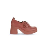 Bueno Shoes 01WZ7005 Pembe Deri Kadın Topuklu Ayakkabı