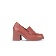 Bueno Shoes 01WZ7103 Pembe Deri Kadın Topuklu Ayakkabı