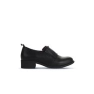 Bueno Shoes 01WZ7403 Siyah Deri Kadın Klasik Ayakkabı