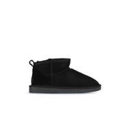 Bueno Shoes 05AG2074055 Siyah Süet Kadın Düz Bot