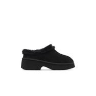 Bueno Shoes 05AG700 Siyah Süet Kadın Az Topuklu Terlik